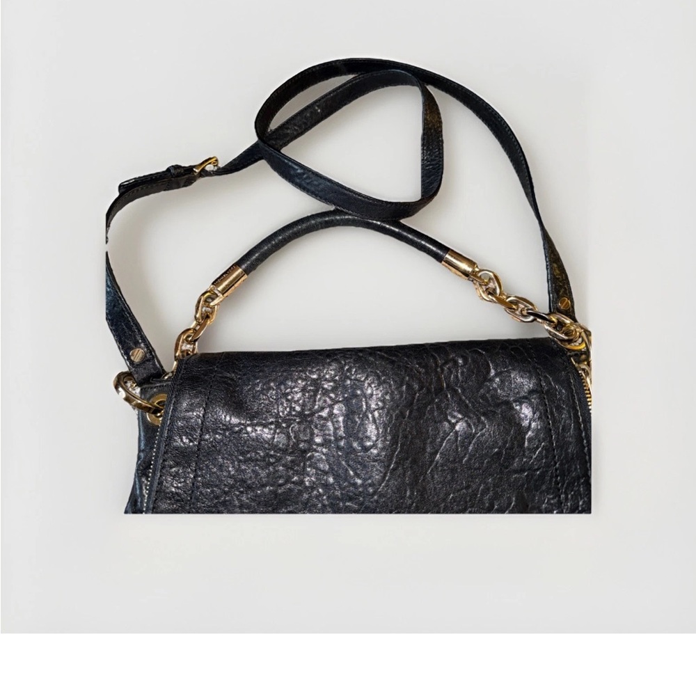 Michael Kors Shiny Black Crossbody Bag - Picture 4 of 7